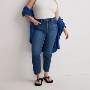 Madewell plus high rise stovepipe jeans in auraria wash size 14w nwot